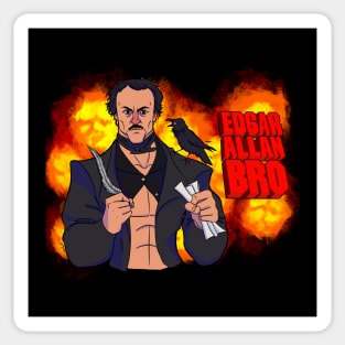 edgar allan poe bro Sticker